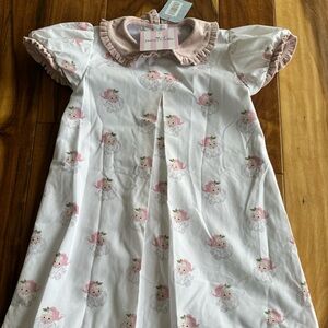 James and Lottie Pink Santa Dress NWT - Size 8.